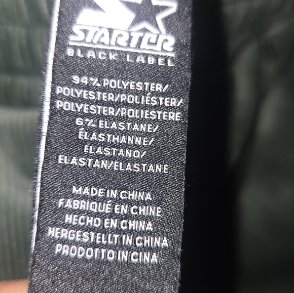 NWT | STARTER Black Label Wide Leg Green Fleece Sweat Pants - Picture 7 of 7